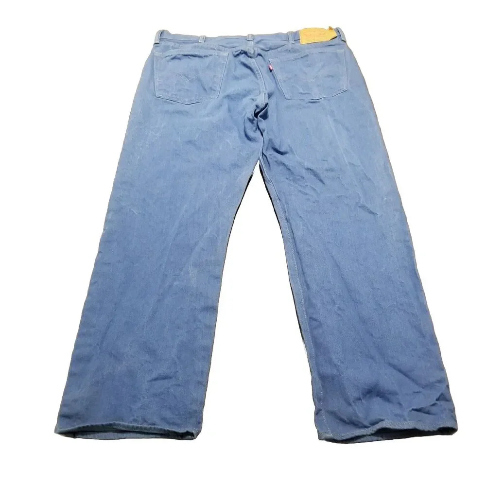 Levi's 501 XX Jeans Men Size 42x32 Royal Blue Vintage Denim Button Fly (39x30)